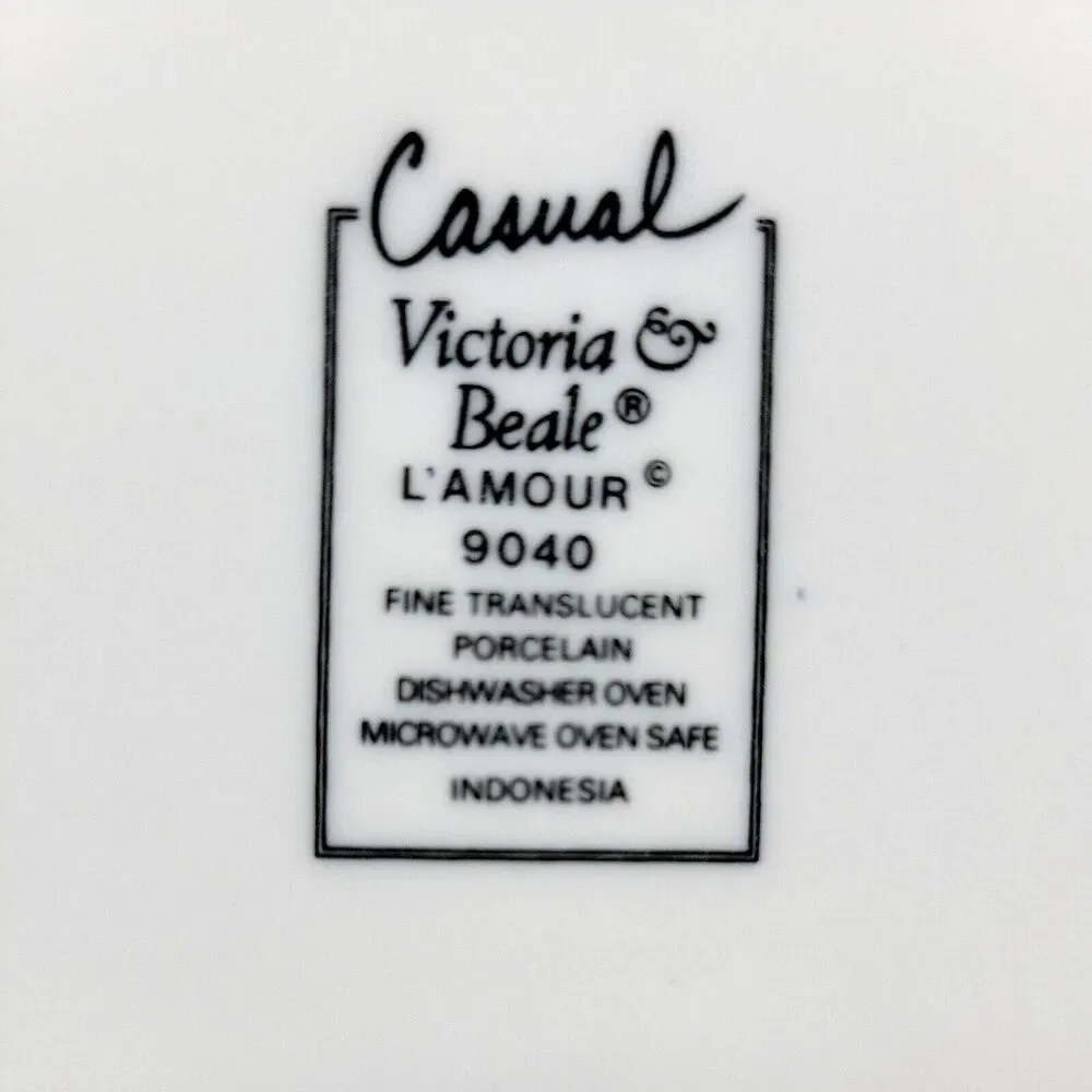 Victoria & Beale L'amour Salad Plates Bundle of 4